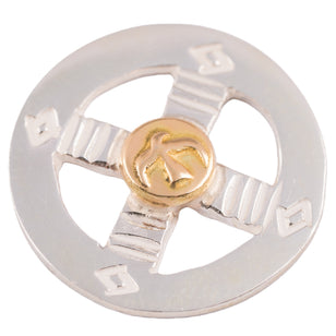 Gold Eagle Stamp Silver Wheel #00201