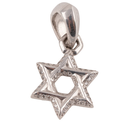 18K Pave Diamond Star Of David Charm — Chrome Hearts · corner:00828/DSC08354.JPG