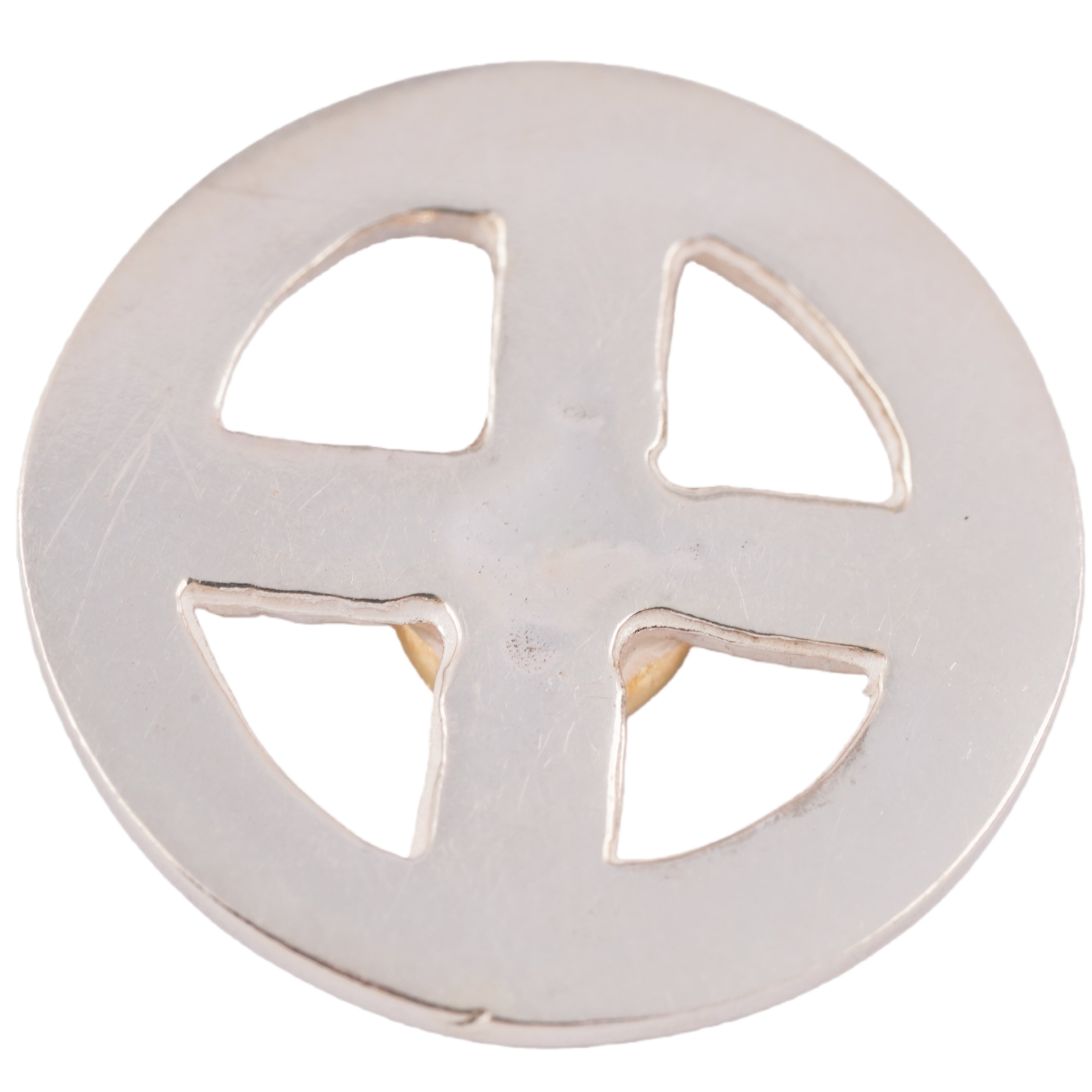 Gold Eagle Stamp Silver Wheel