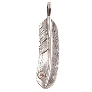 Gold Stamp Silver Feather (Left)(XL)