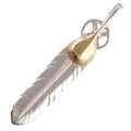 Gold Top Heart Wheel Silver Feather (L) — Goro's