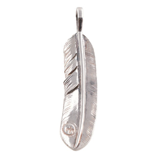 Gold Stamp Silver Feather (Left)(XL) #00557