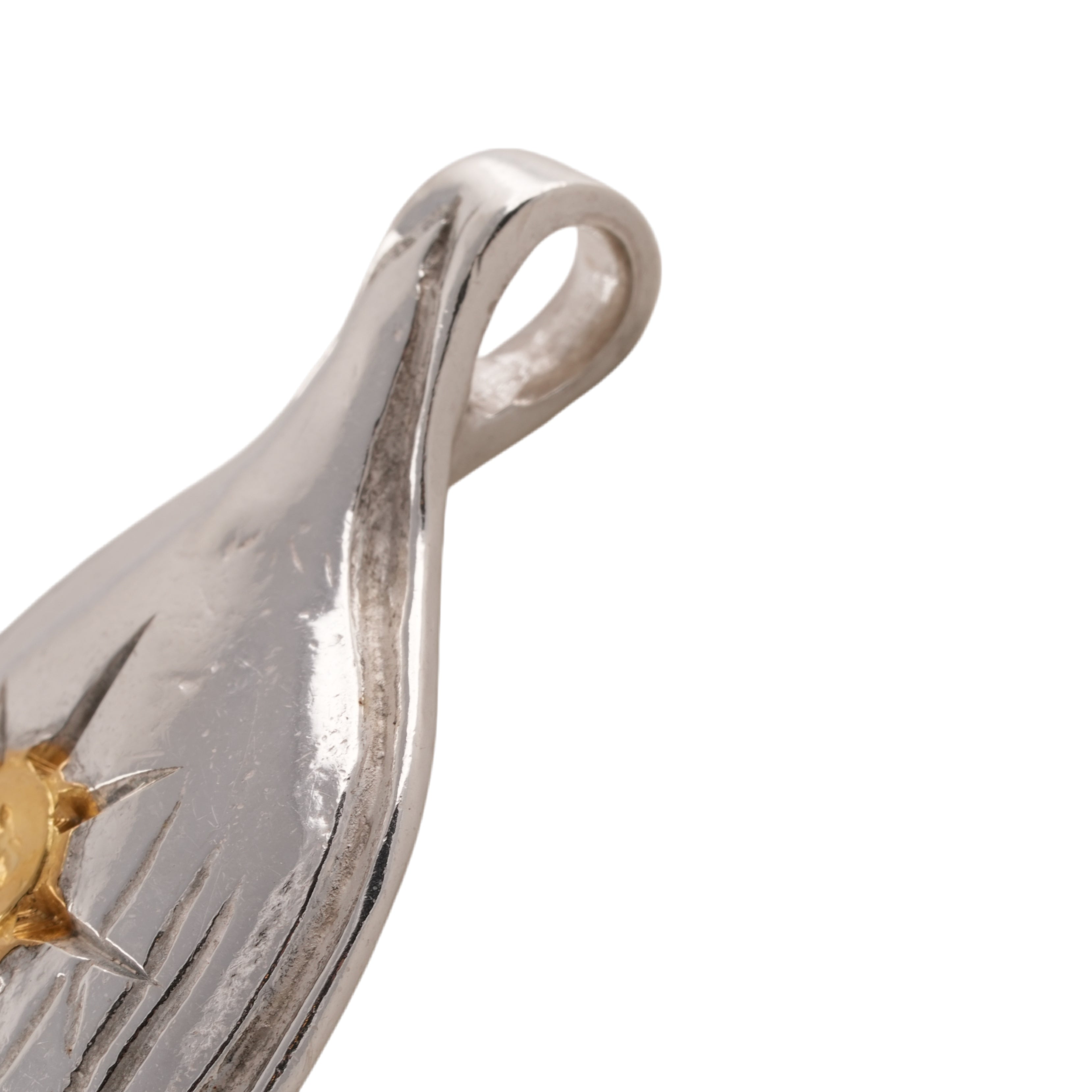 Gold Stamp Eagle Silver Spoon