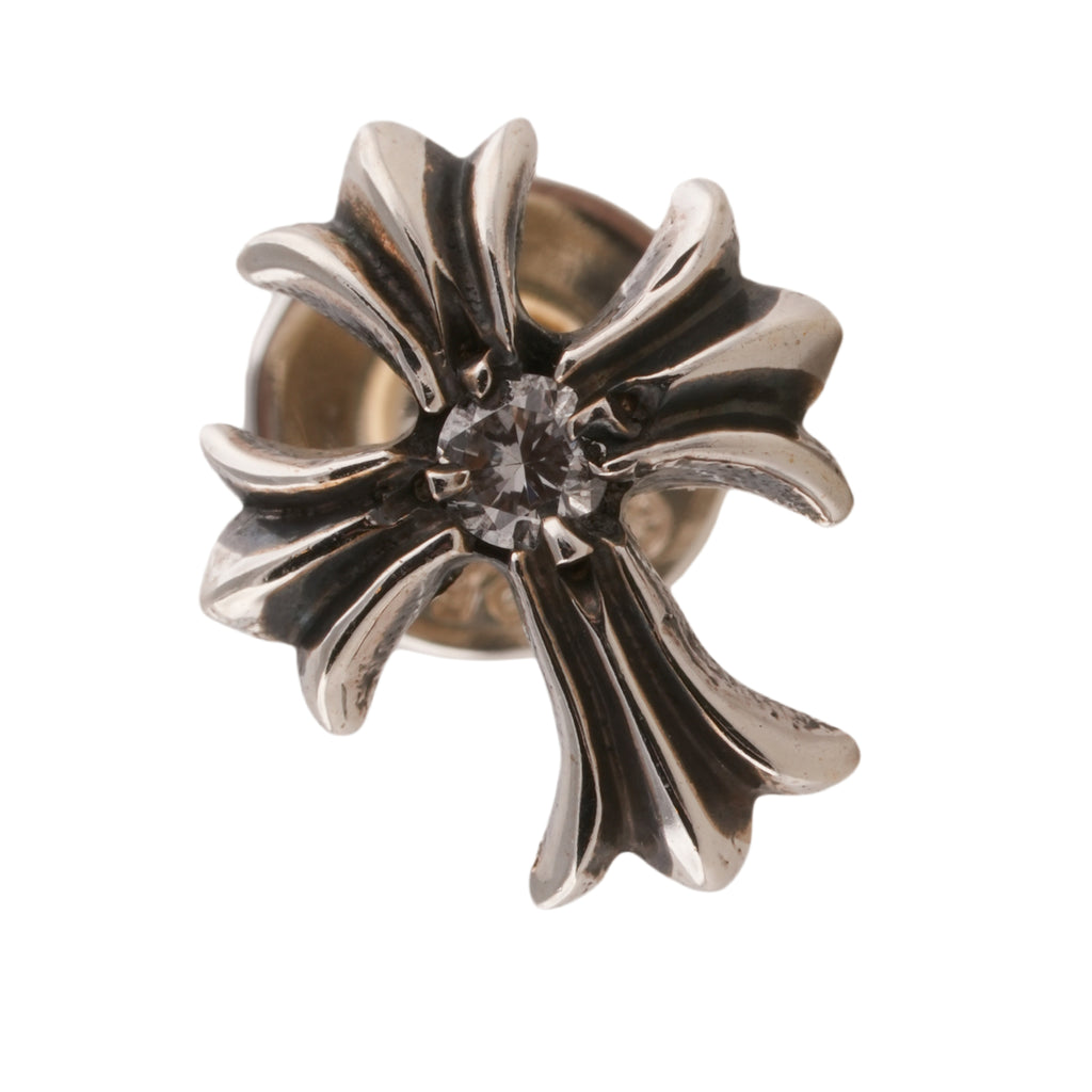 Diamond No2 CH Cross Stud Earring