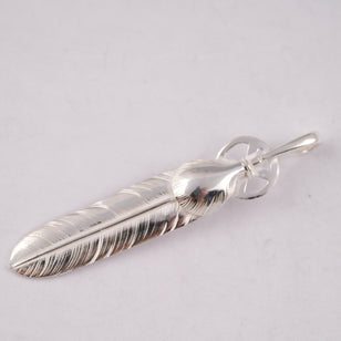 Heart Wheel Silver Feather (L) #00193