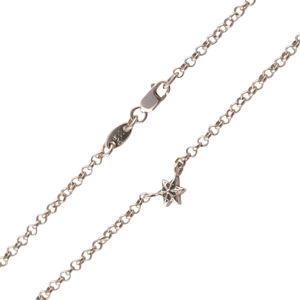 Roll Chain 6-Point Star Necklace (16inch)