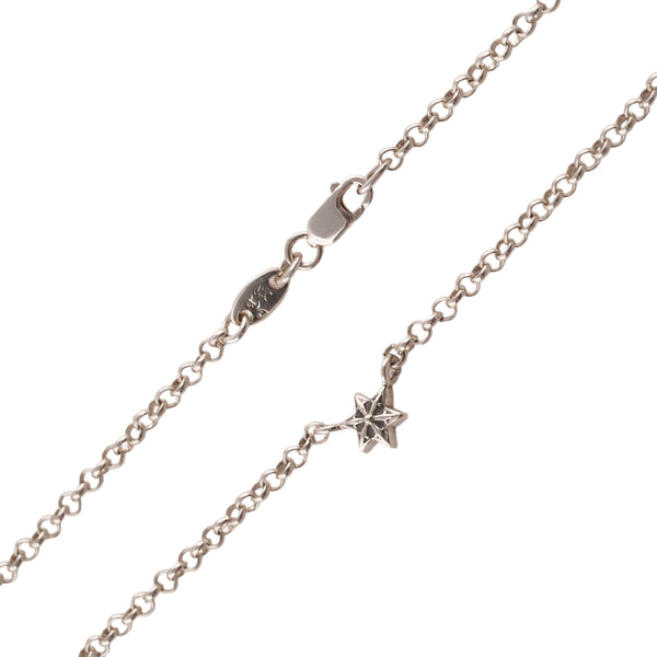 Roll Chain 6-Point Star Necklace (16inch)