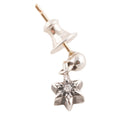 Diamond 6-Point Star Stack Drop Earring — Chrome Hearts