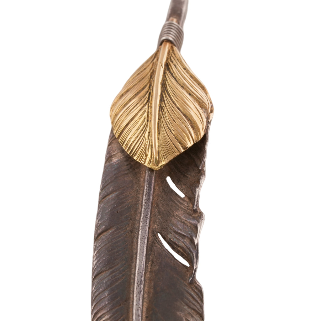 Gold Top Silver Feather (Left)(XL) (Old Design)