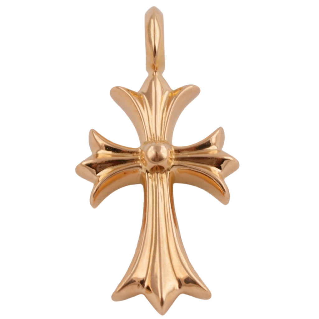 22k Pave Diamond Tiny Fat Cross Charm — Chrome Hearts · corner:00634/DSC08139.JPG