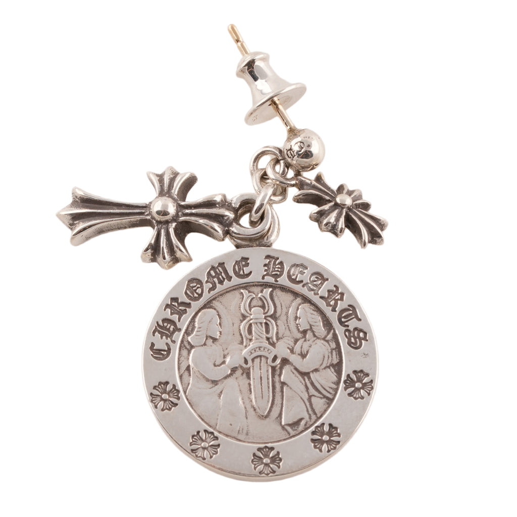 Angel Medal + Tiny E + Babyfat Earring