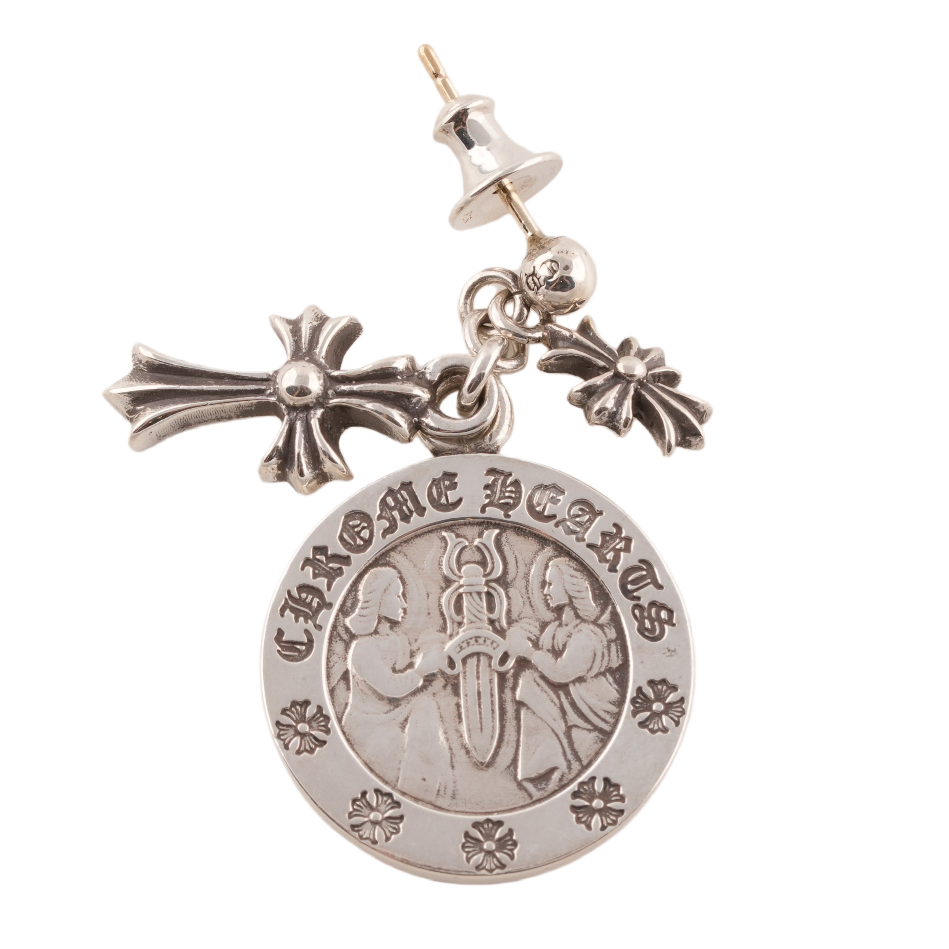 Angel Medal + Tiny E + Babyfat Earring