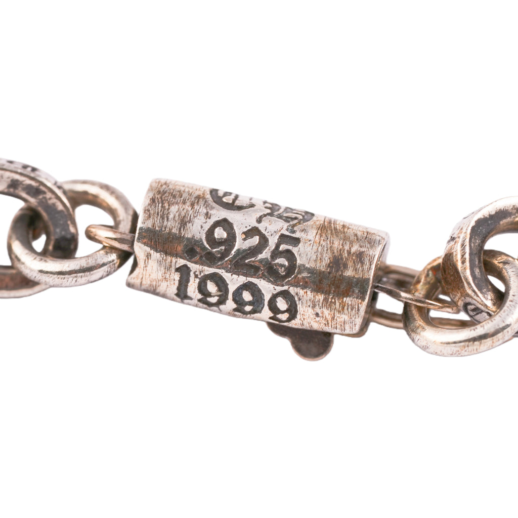 Paper Chain Silver Bracelets (7inch)