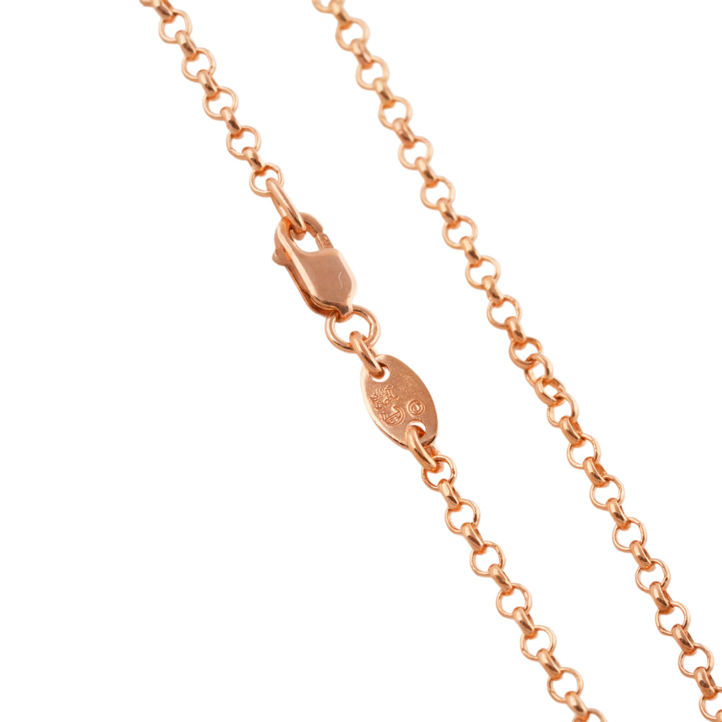 22k Roll Chain Necklace (16inch) #00599