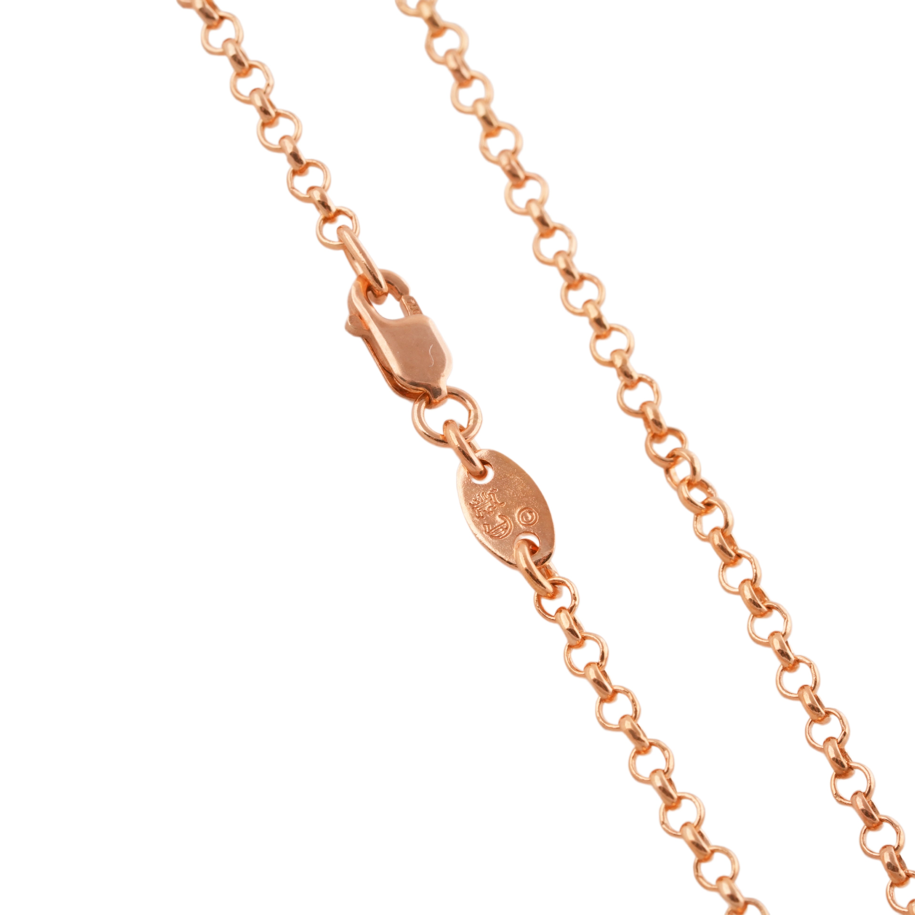 22k Roll Chain Necklace (16inch) #00599