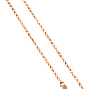 22k Roll Chain Necklace (18inch) #00600
