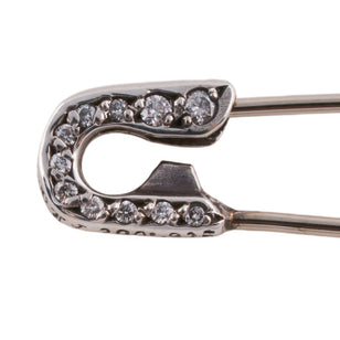 Pave Diamond Safety Pin
