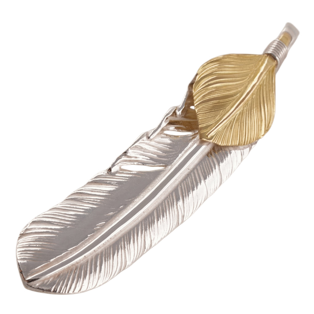 Gold Top Silver Feather (Right)(XL)