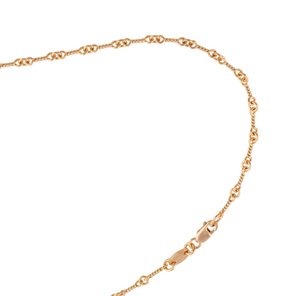 22k Twist Chain Necklace (24inch) — Chrome Hearts · corner:00656/DSC08180.JPG
