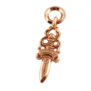 22k Diamond #5 Dagger Charm