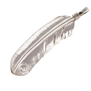 Gold Top Silver Feather (Right)(XL)