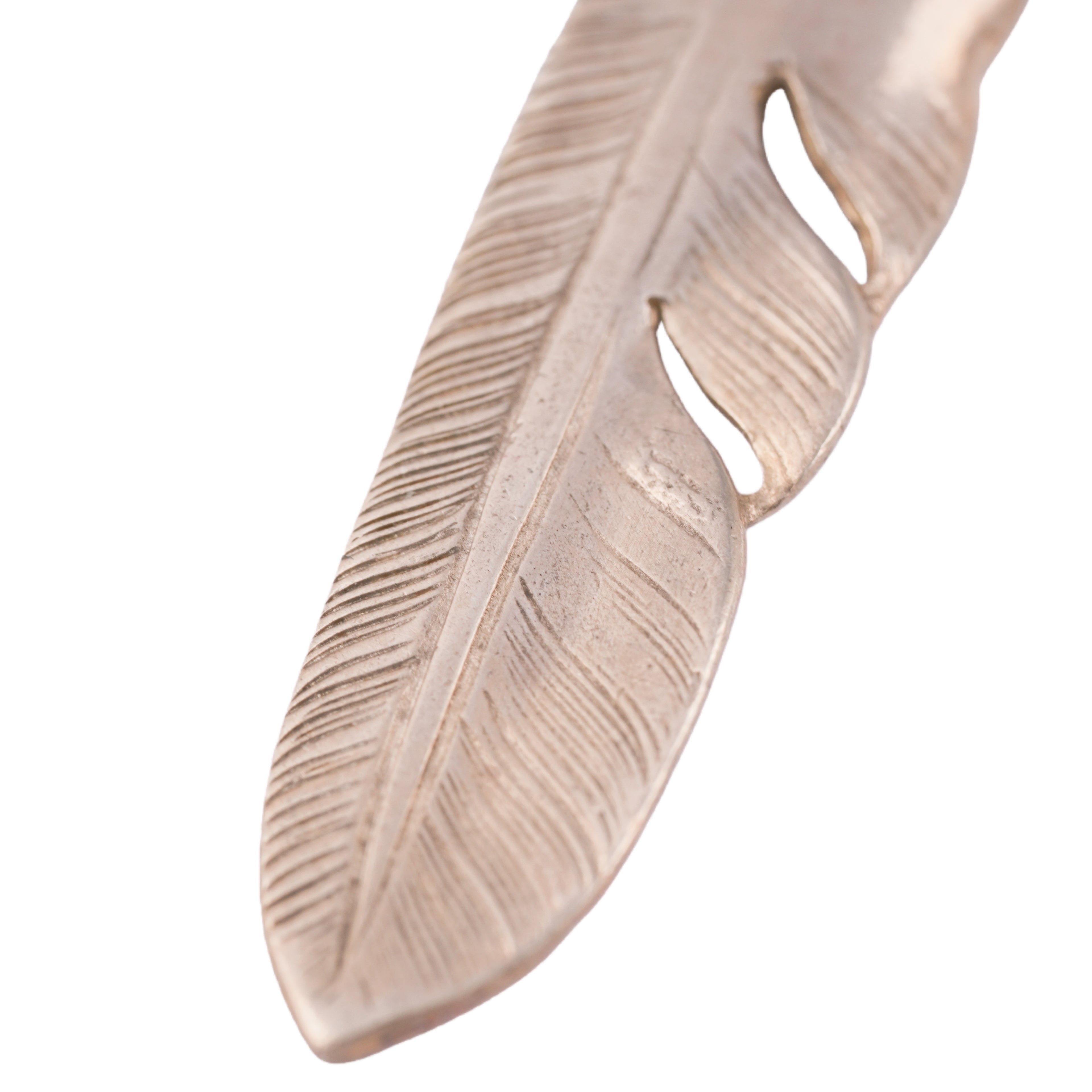 Silver Feather Pendant (Right)(L) #00137