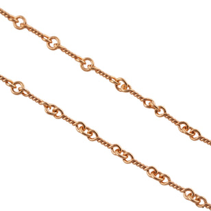 22k Twist Chain Necklace (18inch) #00476