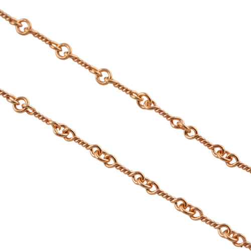 22k Twist Chain Necklace (18inch) #00476