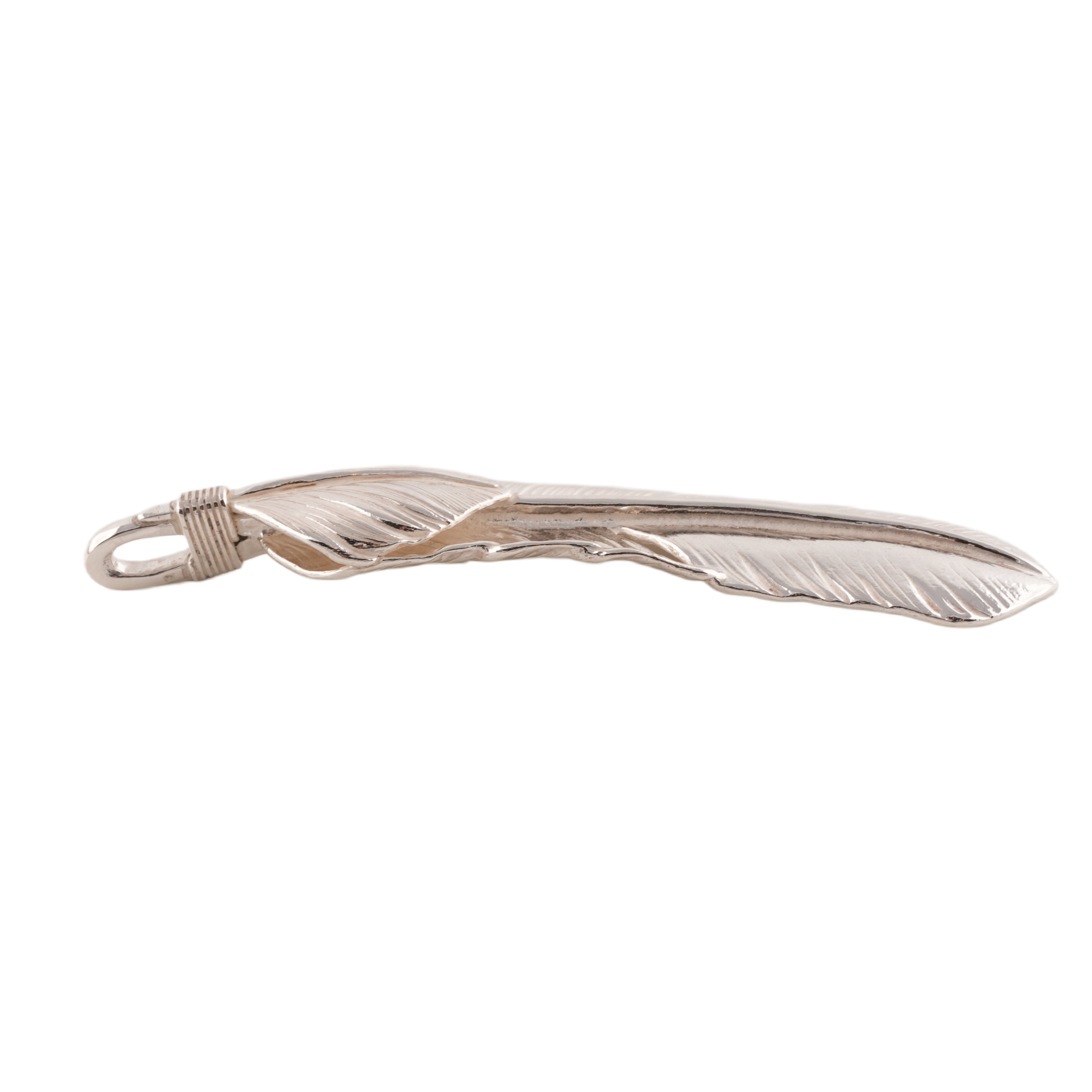 Layered Top Silver Feather (Right)(XL) (Old Design)