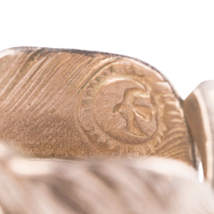 Plain Feather Silver Ring (Right) (US7.75)