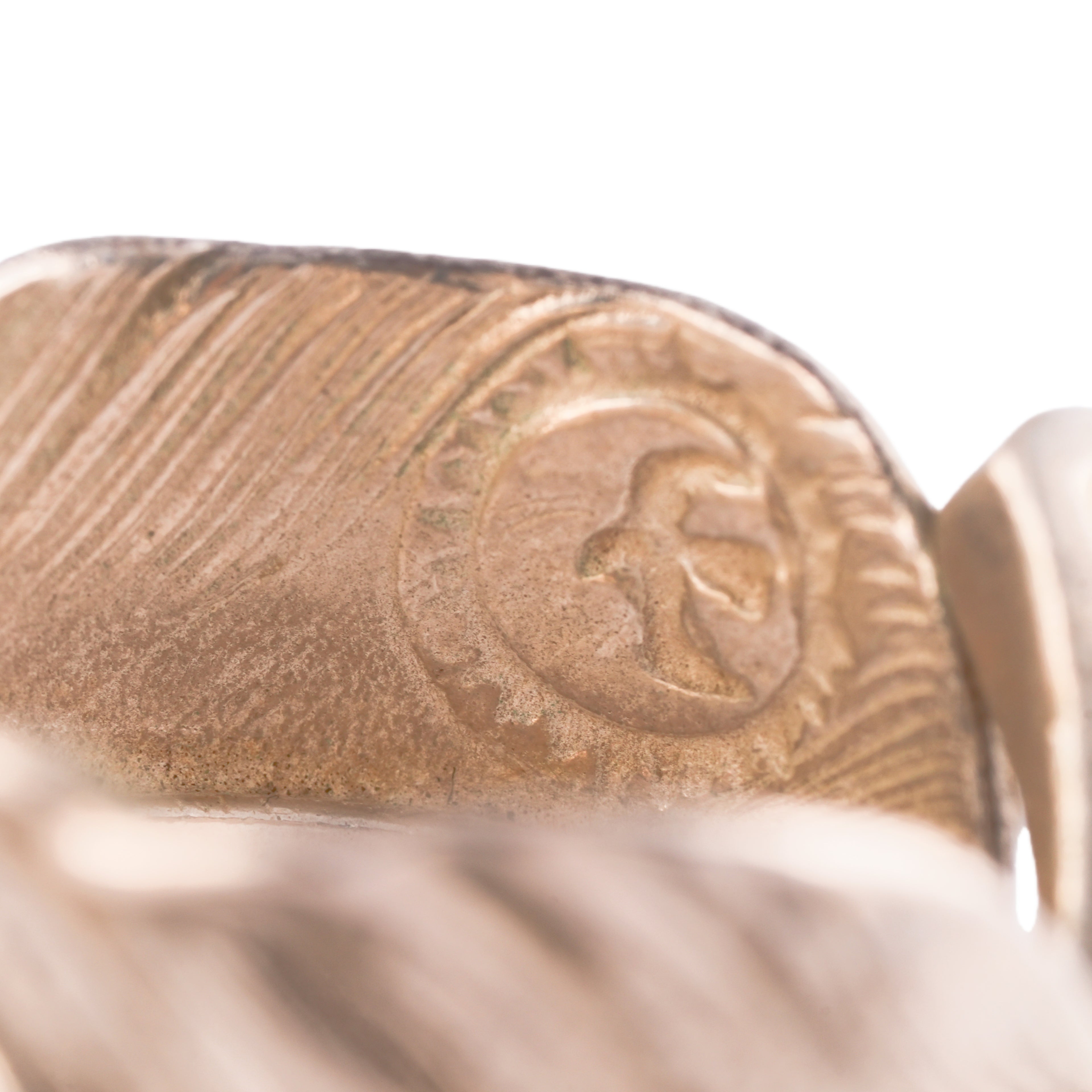 Plain Feather Silver Ring (Right) (US7.75)
