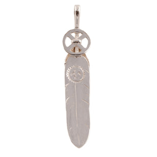 Heart Wheel Silver Feather (L)