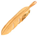 Gold Feather Pendant (Left)(L) — Goro's