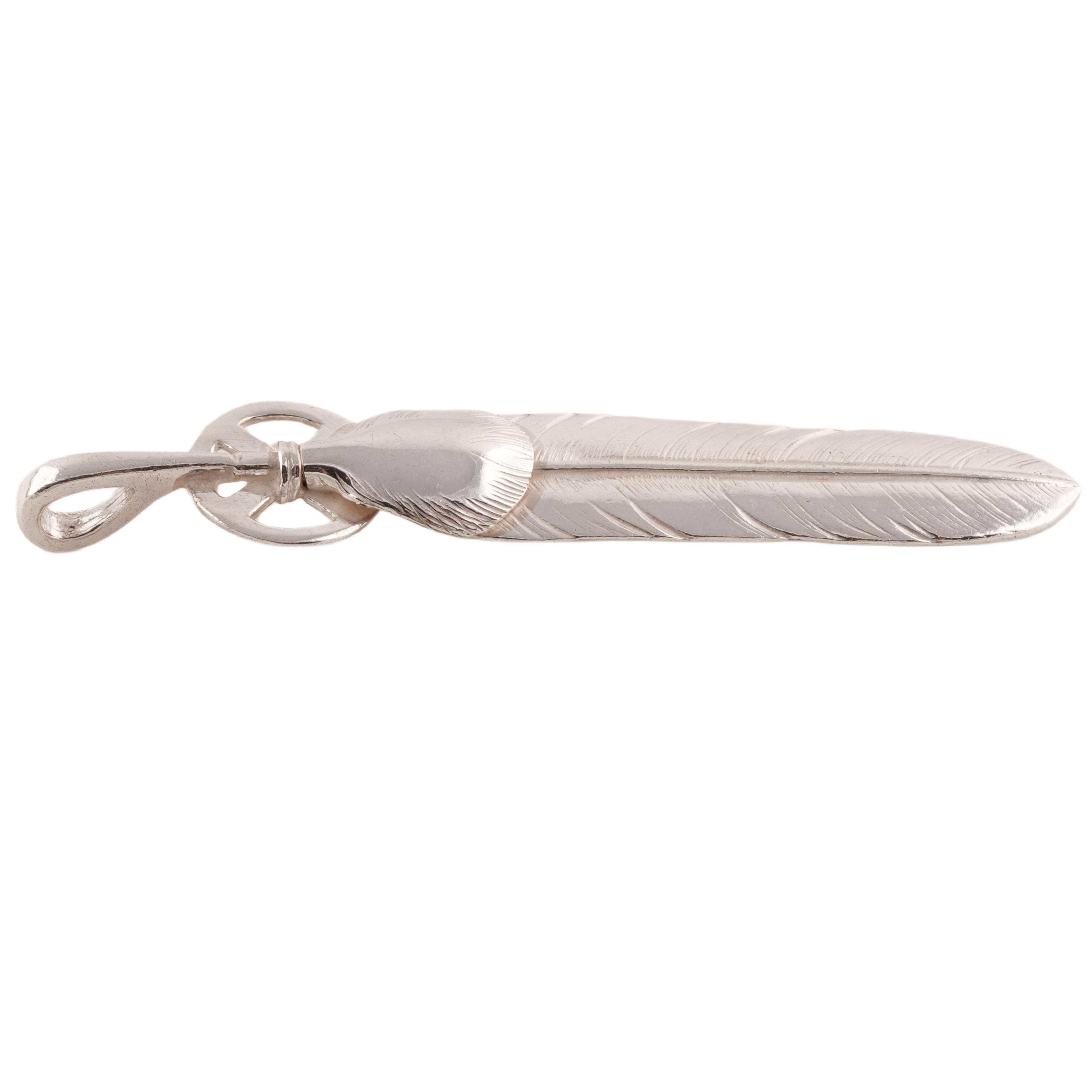 Heart Wheel Silver Feather (L) #00547