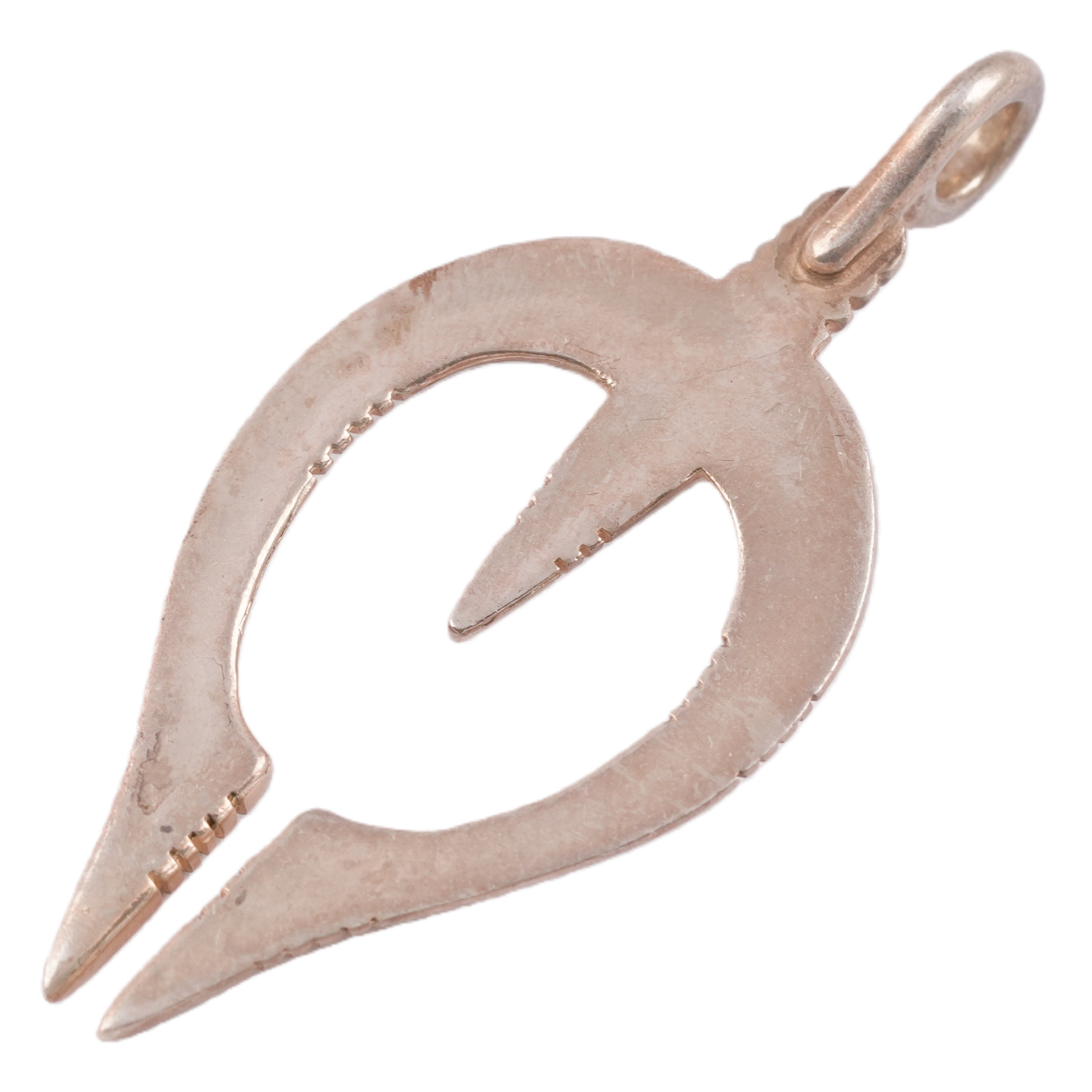 Gold Stamp Silver Naja Pendant (Long)(S)