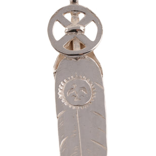 Heart Wheel Silver Feather (L)