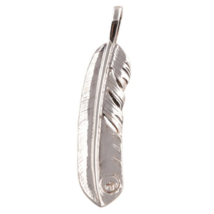 Gold Stamp Silver Feather (Right)(XL)