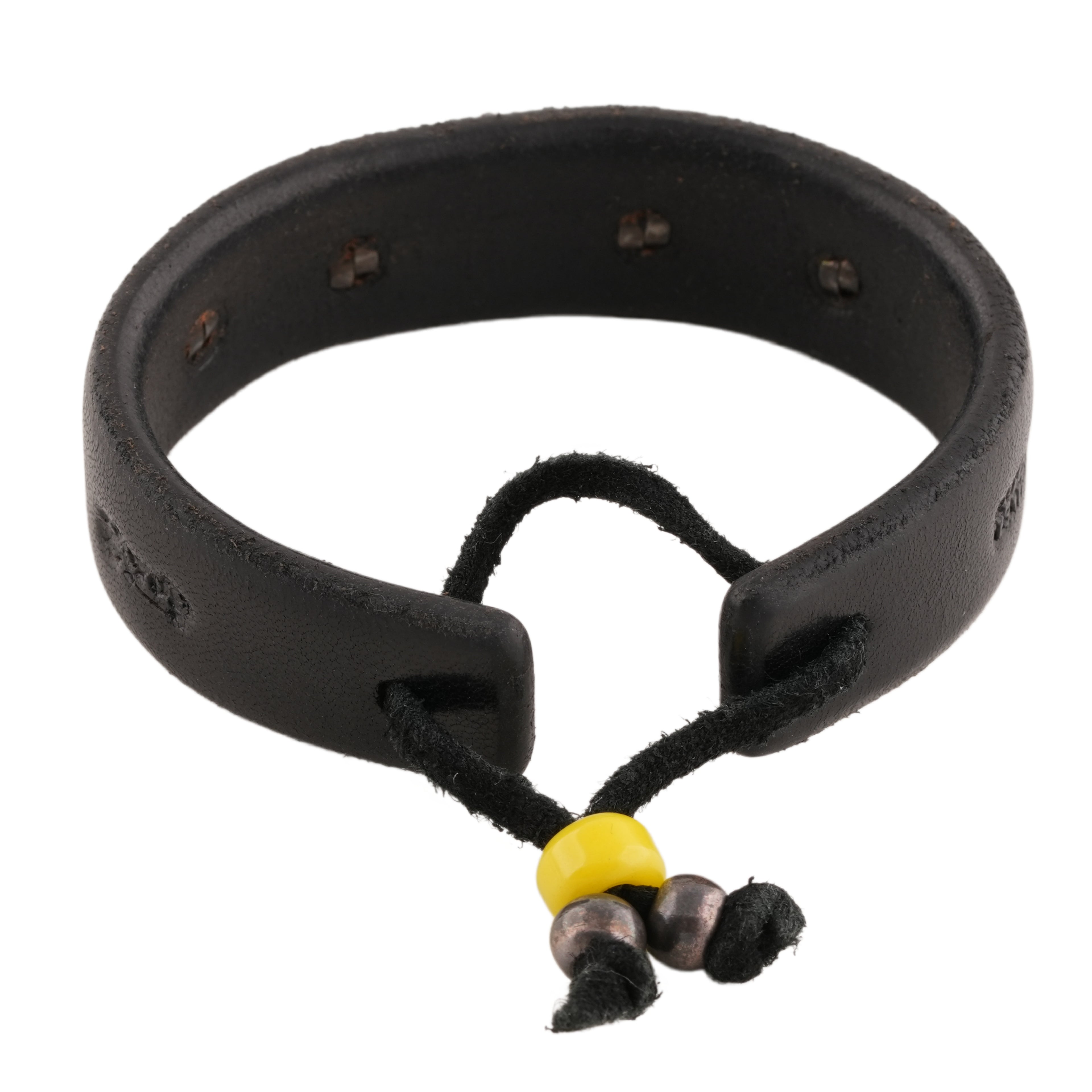 Gold Stamp GC24 3-Concho Leather Bracelet