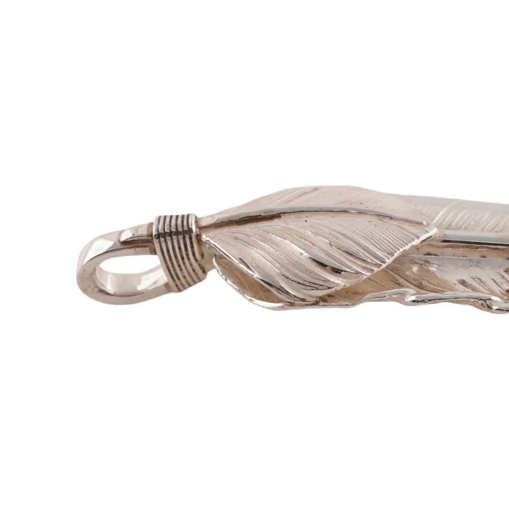 Layered Top Silver Feather (Right)(XL)
