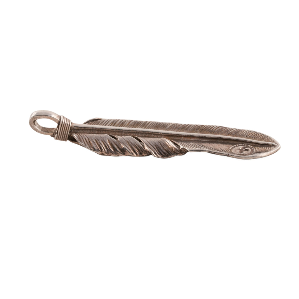 Layered Top Silver Feather (Left)(XL)