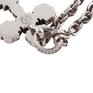 Black Diamond XS Filigree Cross Paper Chain Necklace (Integrated) (20inch)