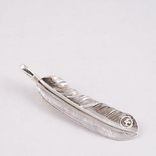 Gold Top & Rope-Bezel Turquoise Silver Feather (Right)(XL) #00170