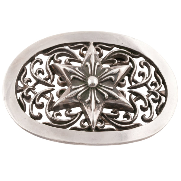 Large 6 Point Star Belt Buckle