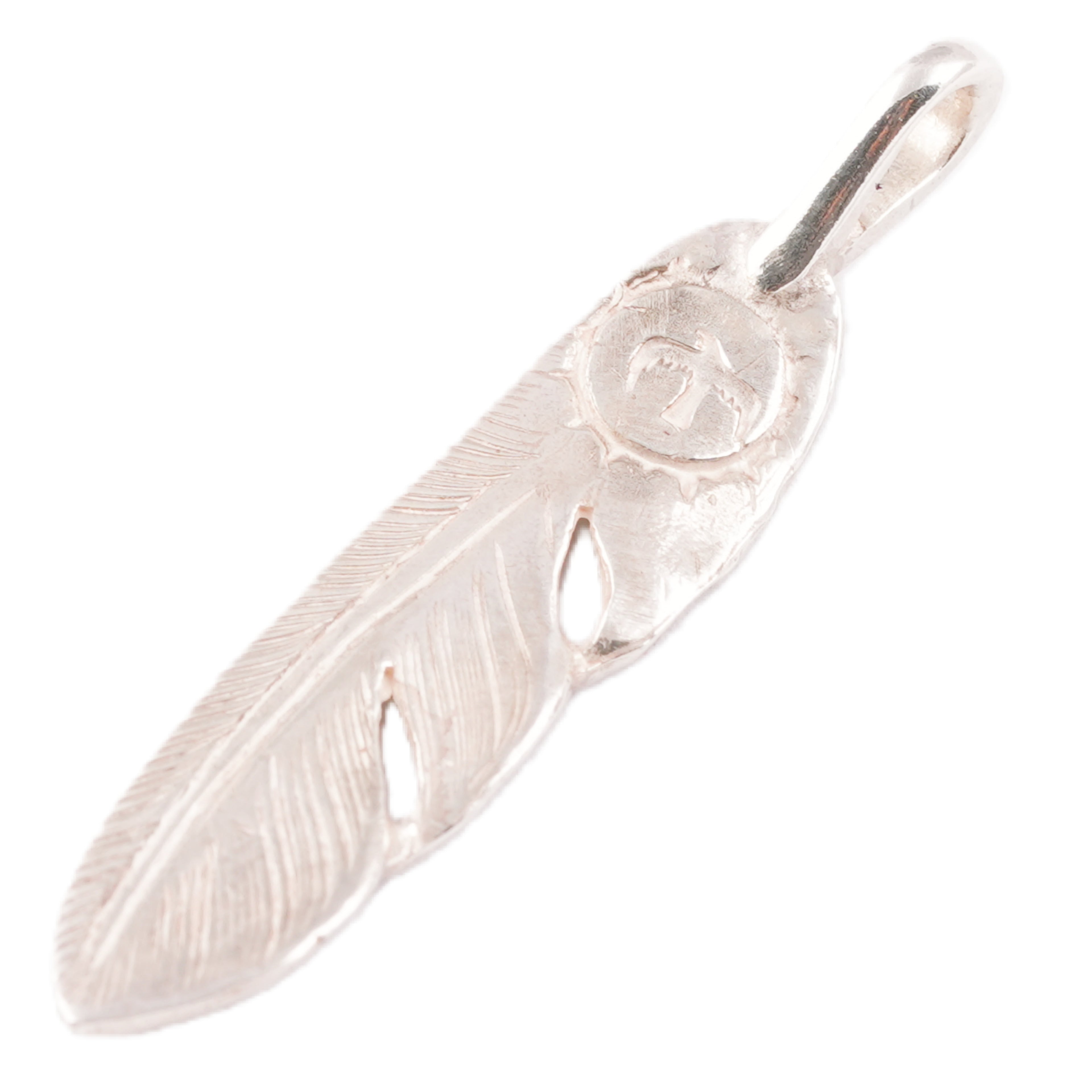 Silver Feather Pendant (Right)(S)