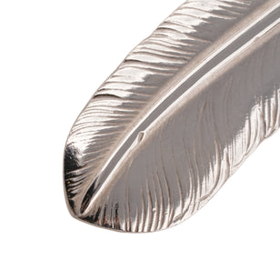 Gold Top Silver Feather (Left)(XL) #00249