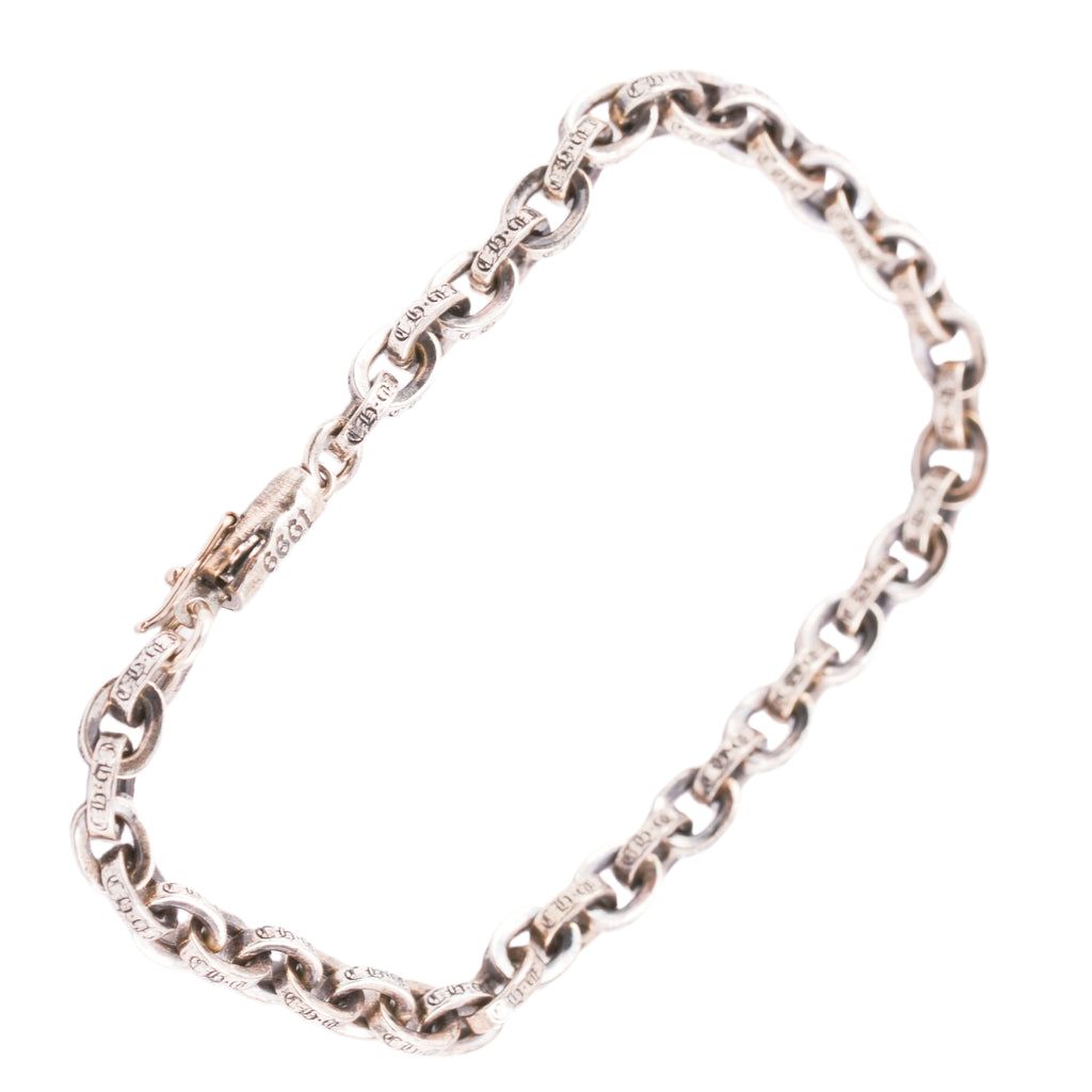 Paper Chain Silver Bracelets (7inch)