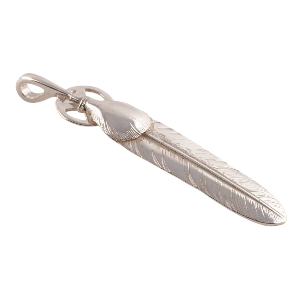 Heart Wheel Silver Feather (L)