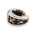 Narrow V CHX Hoop Earring — Chrome Hearts
