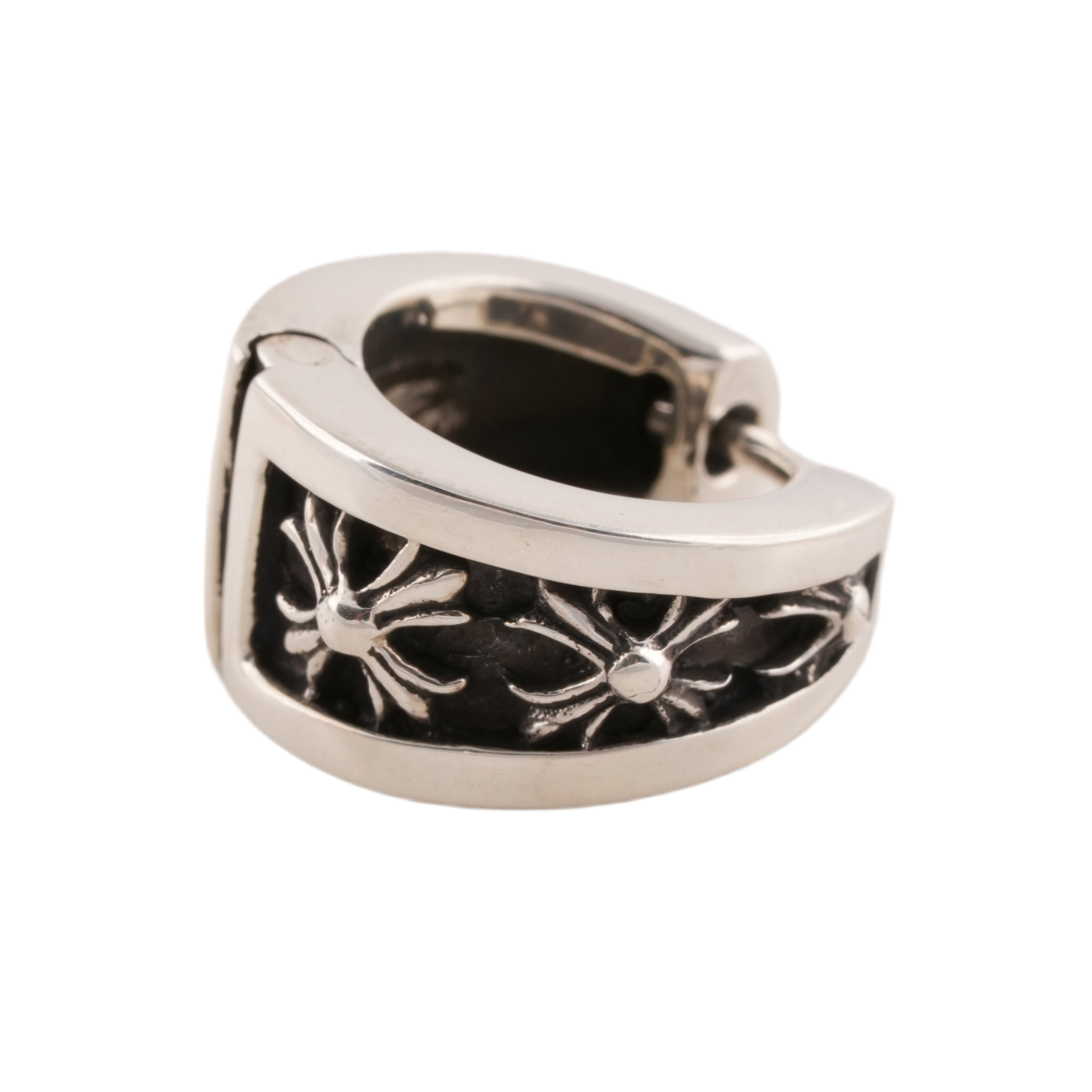 Narrow V CHX Hoop Earring