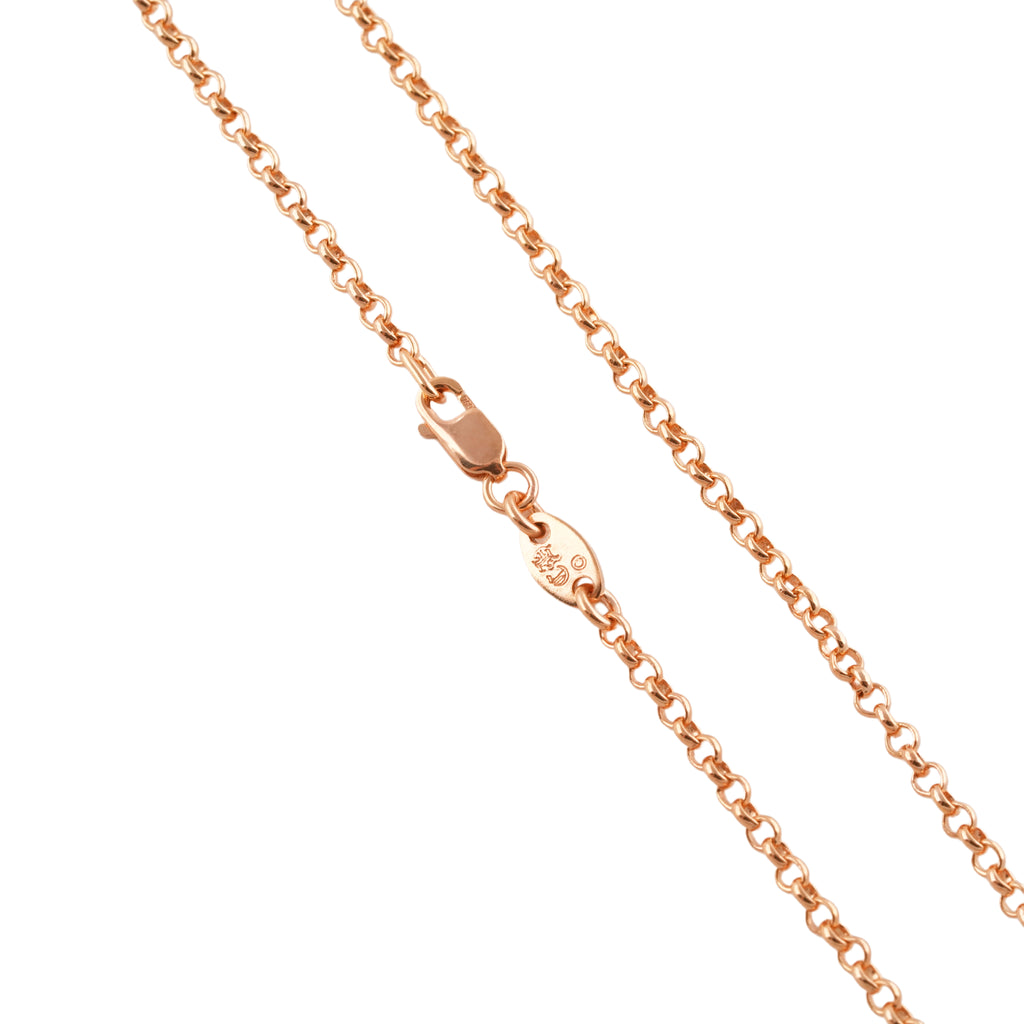 22k Roll Chain Necklace (18inch) #00600